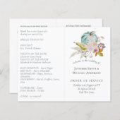 Rustic Autumn Fall Pumpkins Figs Flowers Wedding (Front/Back)