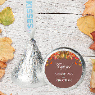 Rustic Autumn Fall Wedding   Hershey®'s Kisses®