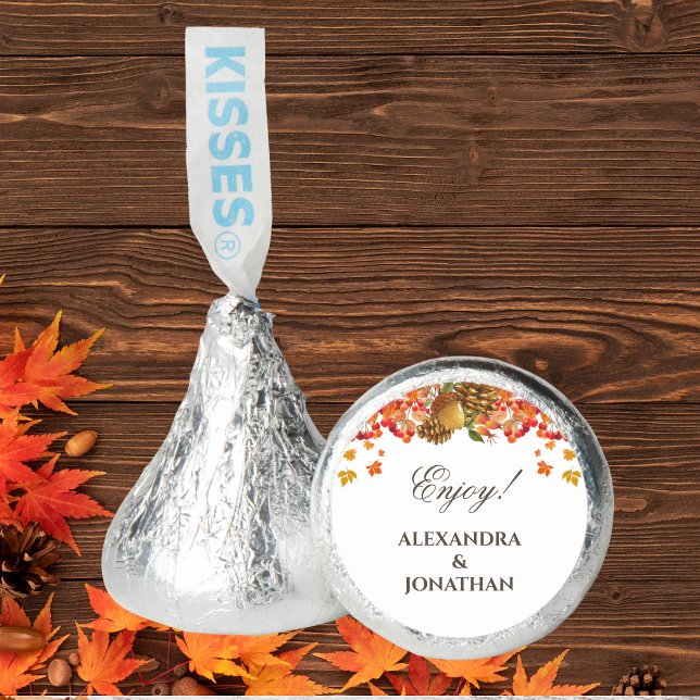 Rustic Autumn Fall Wedding   Hershey®'s Kisses® (Creator Uploaded)