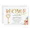 Rustic Autumn Floral Housewarming Invitation