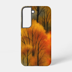 Rustic Autumn Forest - Fall Watercolor Samsung Galaxy S22 Case
