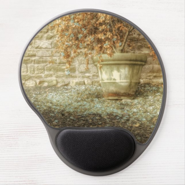 Rustic Autumn Garden Gel Mouse Pad (Front)