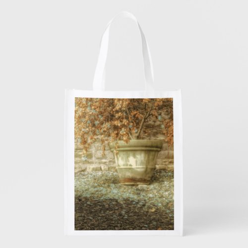 Rustic Autumn Garden Grocery Bag