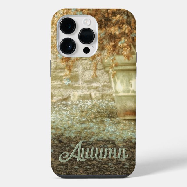 Rustic Autumn Garden Iphone Case (Back)