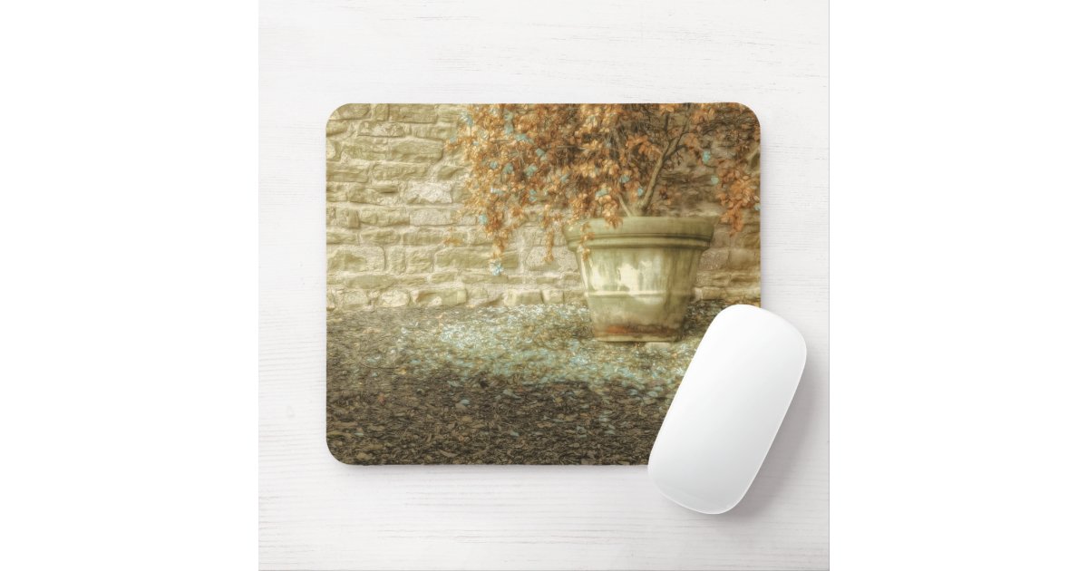 Rustic Autumn Garden Mouse Pad | Zazzle