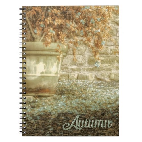Rustic Autumn Garden Notebook