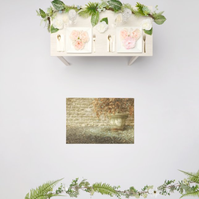 Rustic Autumn Garden Outdoor Rug (Insitu (Wedding 1))