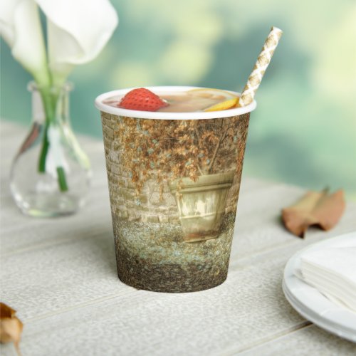 Rustic Autumn Garden Paper Cups