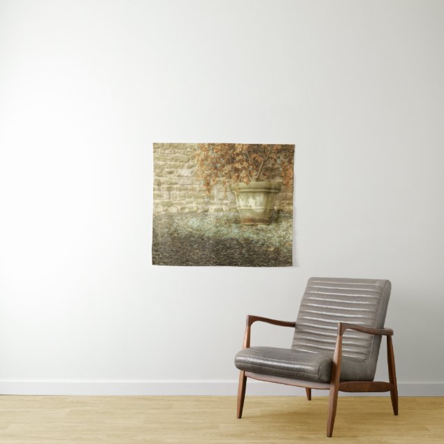 Rustic Autumn Garden Tapestry (In Situ (Horizontal))