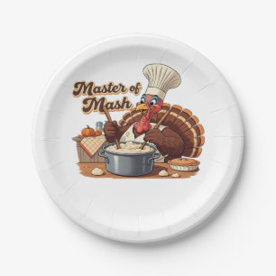 Rustic Autumn Harvest Folk Classic T-Shirt Paper Plates
