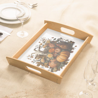 Rustic Autumn Harvest Serving Tray