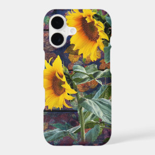 Rustic Autumn Leaves and Sunflowers iPhone 17 Case
