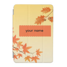 Rustic Autumn Leaves Fall Foliage Personalized