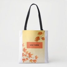 Rustic Autumn Leaves Fall Foliage Personalized