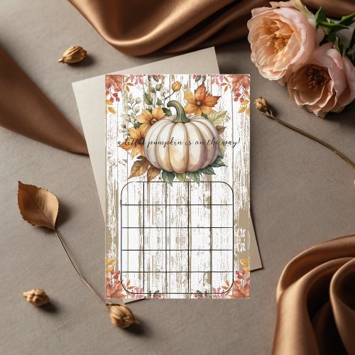 Rustic Autumn Leaves Little Pumpkin Game