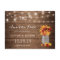Rustic Autumn Leaves String Lights Save the Date