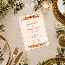 Rustic Autumn Leaves Wedding