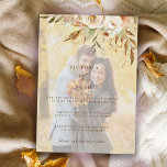 Rustic Autumn Rose Botanical Vellum Invitations<br><div class="desc">The romance of an Autumn wedding is captured in this elegant design featuring watercolor roses and greenery in warm Fall colors of terracotta, ivory, rust, chestnut, dusty blue and sage green with touches of gold sparkles. This design also features unique text graphics in a custom calligraphy script font with color...</div>