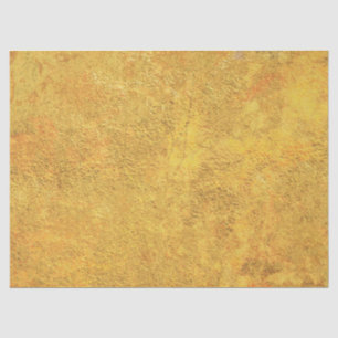 Rustic Autumn Texture Gold Tissue Paper