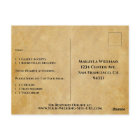 Rustic Autumn Tree & Lights Parchment Wedding RSVP