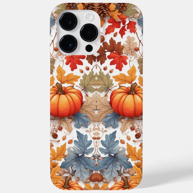Rustic Autumn Vibes Painted Pumpkins Case-Mate iPhone Case (Back)