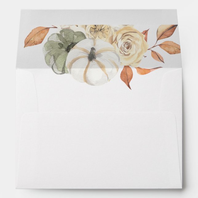 Rustic Autumn with Return Address Envelope (Back (Bottom))