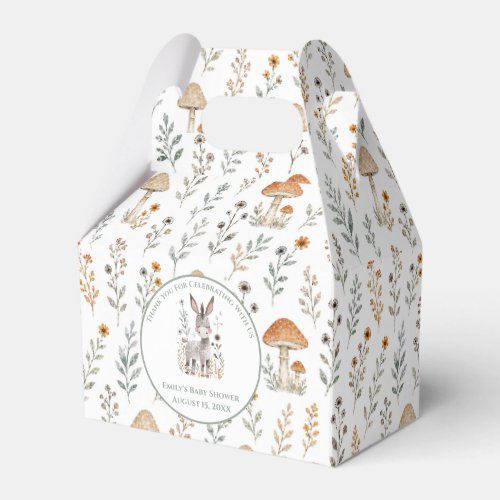 Rustic Baby Donkey Baby Shower | Favor Boxes