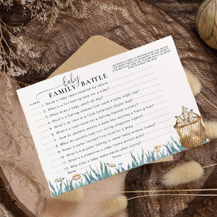 Rustic Baby Family Battle Reel Fun Fishing Shower