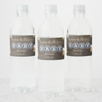 Rustic Baby Is Brewing Gold Baby Shower
