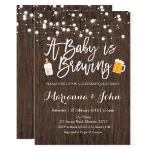 A Baby Is Brewing Invitation 9