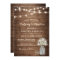 Rustic Baby's Breath Mason Jar Lights Wedding
