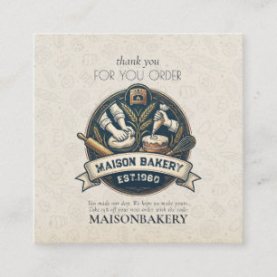 Rustic Bakery Store Pastry Dessert Sweet Cake Shop Discount Card