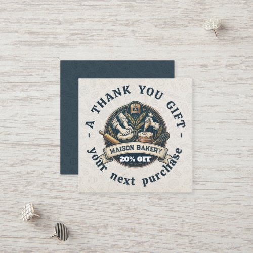 Rustic Bakery Store Pastry Dessert Sweet Cake Shop Discount Card