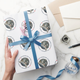 Rustic Bakery Store Pastry Dessert Sweet Cake Shop Wrapping Paper