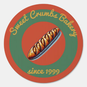 Rustic Bakery Terracotta, Green, Mustard Yellow  Sign