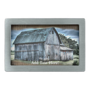 Rustic Barn Belt Buckle