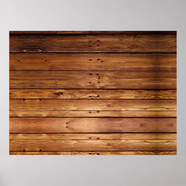 Rustic Posterboard Rustic Barn Board Blank XL DIY Poster | Zazzle