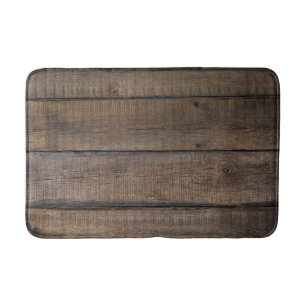 Rustic Barn Board Wood Worker Sign Carpenter Bath Mat