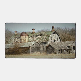 Rustic barn desk mat