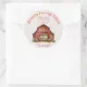 Rustic Barn Homestead Egg Label Sticker | Zazzle