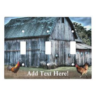 Rustic Barn Light Switch Cover