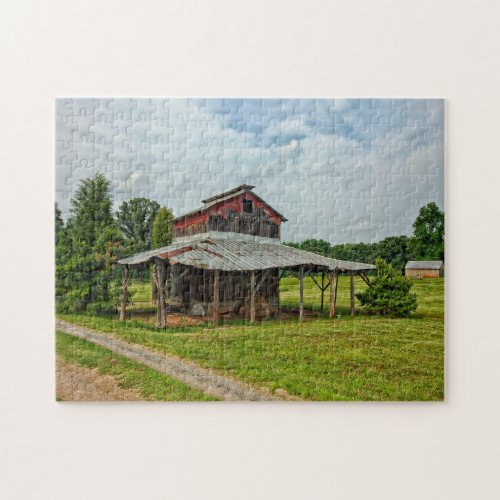 Rustic Barn North Carolina Jigsaw Puzzle