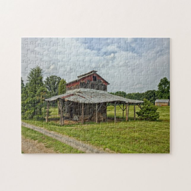Rustic Barn North Carolina. Jigsaw Puzzle (Horizontal)