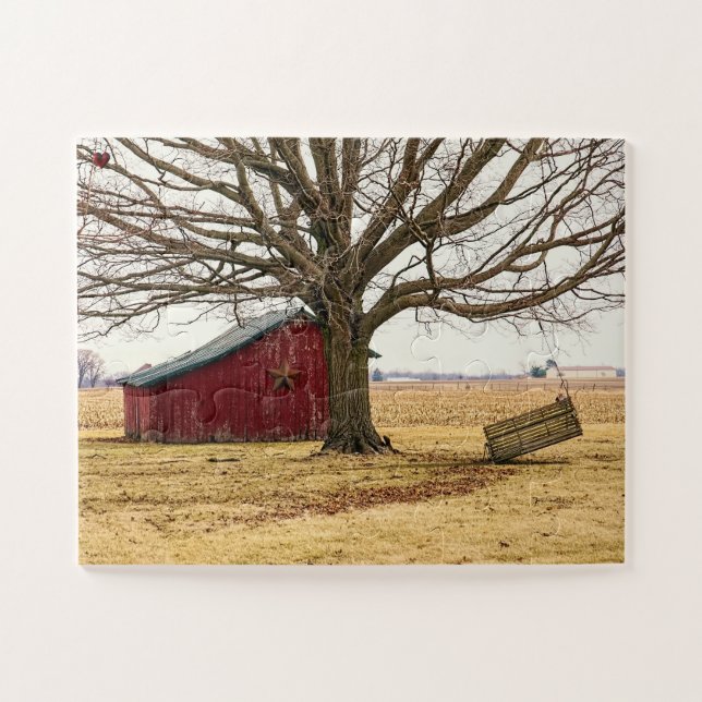 Rustic Barn Ohio Jigsaw Puzzle (Horizontal)