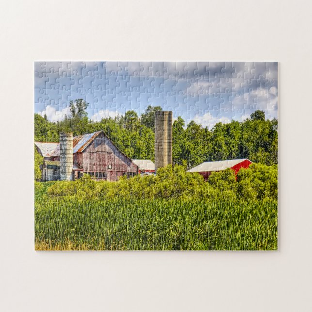 Rustic Barn Ohio. Jigsaw Puzzle (Horizontal)