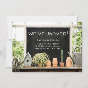 Rustic Barn Potting Shed We've Moved Announcement