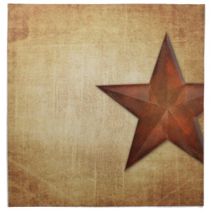 Rustic Barn Star Napkin