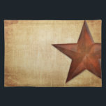 Rustic Barn Star Placemat<br><div class="desc">Great designs to use as they are or add your favorite image or text to create a personalized and custom look. If you have any questions or need design help, please feel free to contact me. Regards, Kim Liddiard</div>