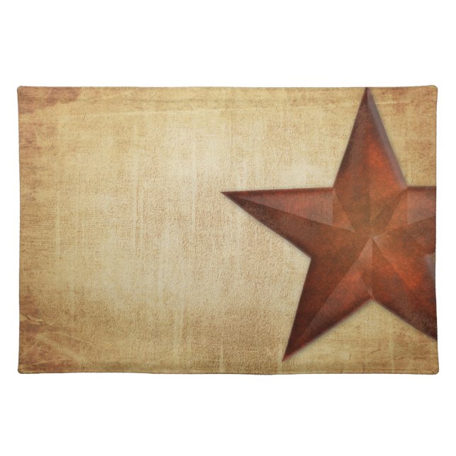 Rustic Barn Star Placemat (Front)