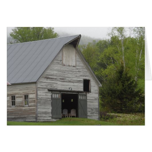 Rustic Barn- Vermont Cards (Front Horizontal)